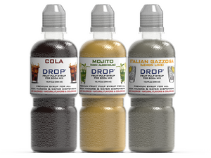 3 Pack Concentrated Soda Syrups for Rum Lovers